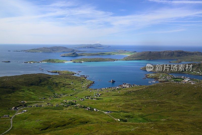 Castlebay, Vatersay, Sandray和Mingulay